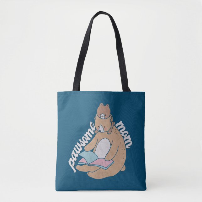 Tote Bag Pawsome Maman (Devant)
