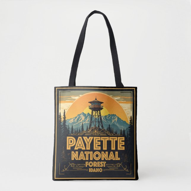 Tote Bag Payette Forêt Nationale Idaho (Devant)