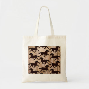 Tote Bag Pays Chevaux de l'Ouest sur la grange Dons de cowb
