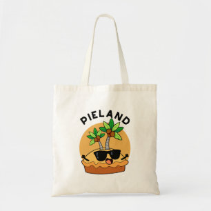 Tote Bag Pays de la tarte Pun drôle d'île
