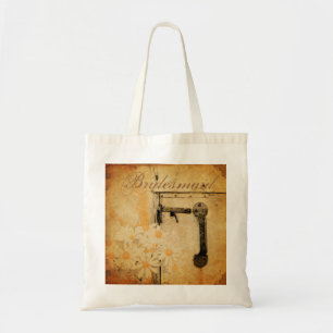 Tote Bag pays rustique marguerite d'été mariage bridesmaid