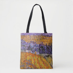 Tote Bag Paysage à Auvers après la pluie de Vincent van Gog