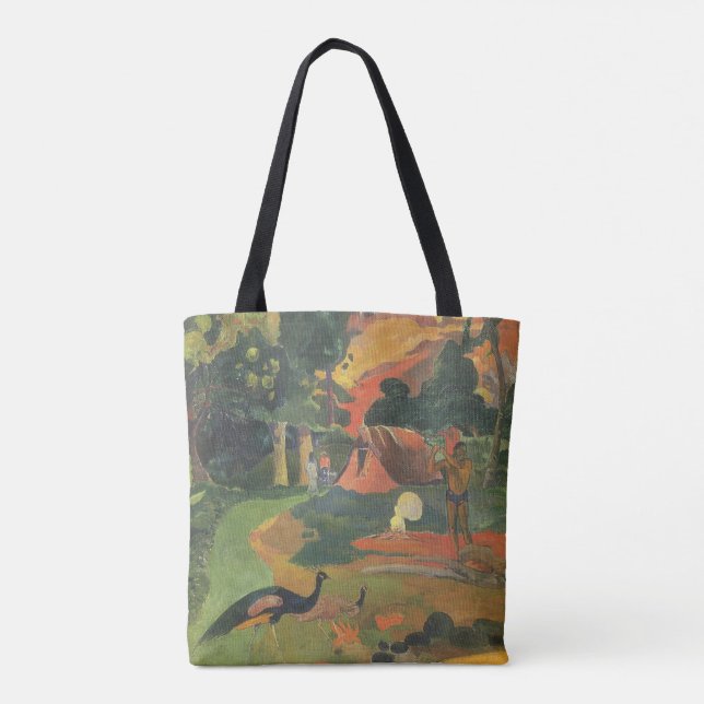 Tote Bag Paysage aux paons de Paul Gauguin (Dos)