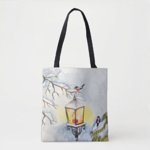 Tote Bag Paysage de Noël hiver
