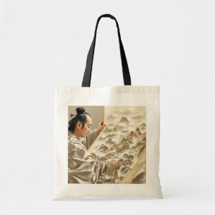 Tote Bag Paysage de peintre japonais mignon fantastique