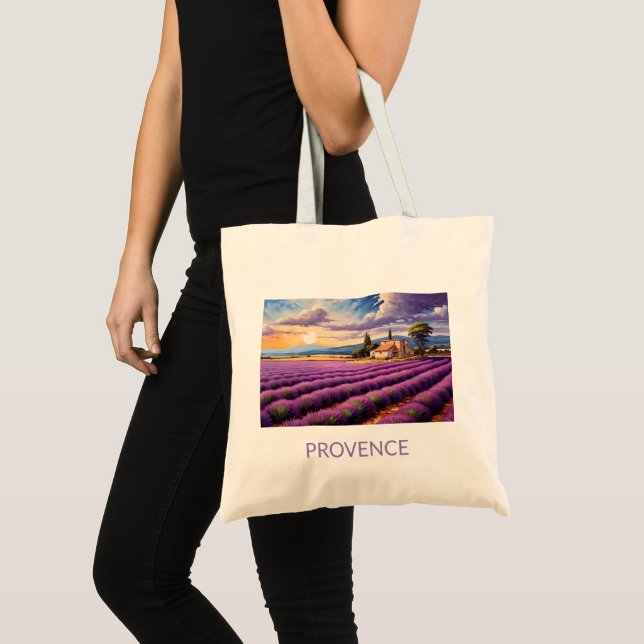 Tote Bag Paysage de Provence de charme (Devant (produit))
