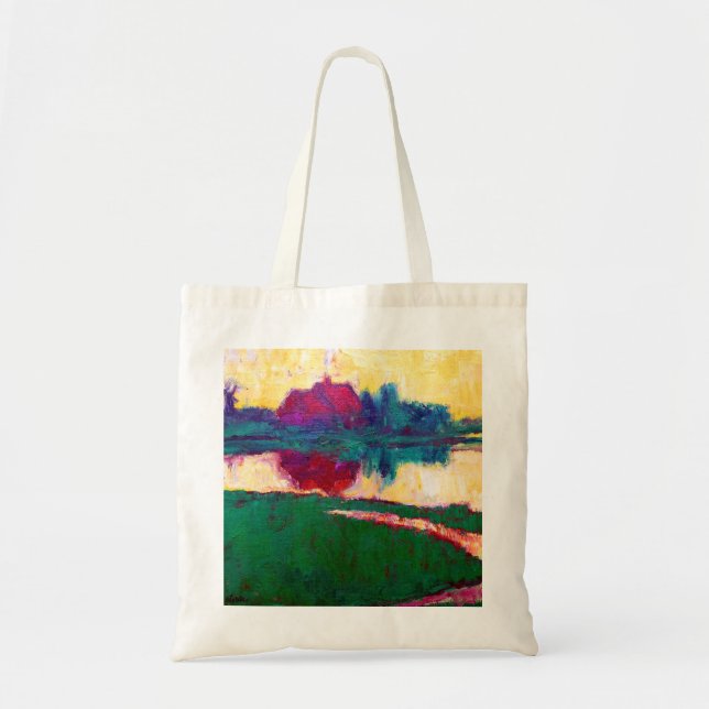 Tote Bag Paysage d'Emil Nolde avec la ferme (Devant)