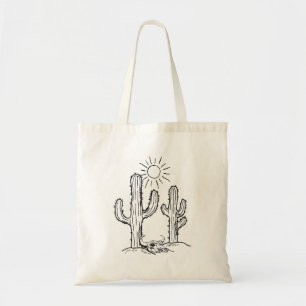 Tote Bag Paysage du désert de Cactus