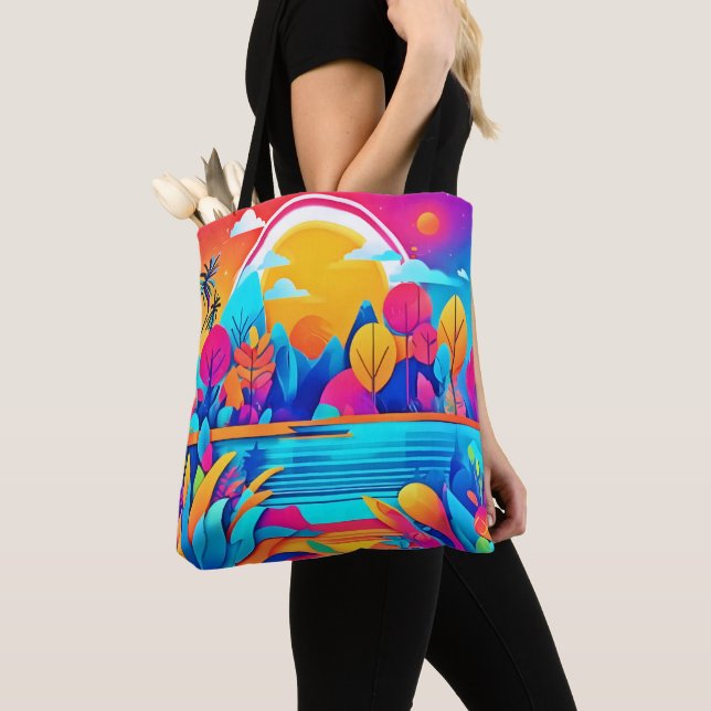 Tote Bag Paysage du lever du soleil (De près)