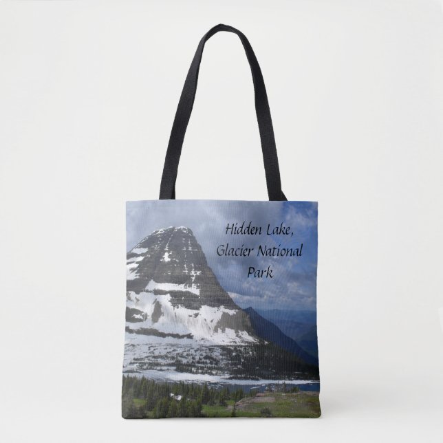 Tote Bag Paysage du parc national du Glacier du lac Caché P (Devant)