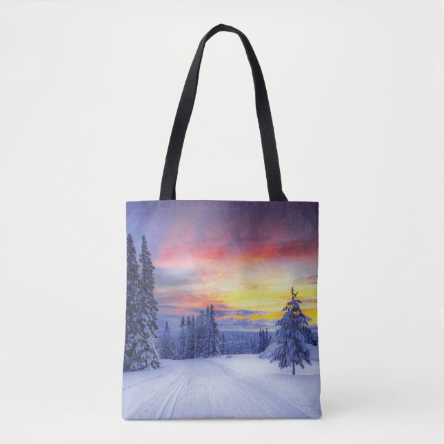 Tote Bag Paysage hivernal (Devant)