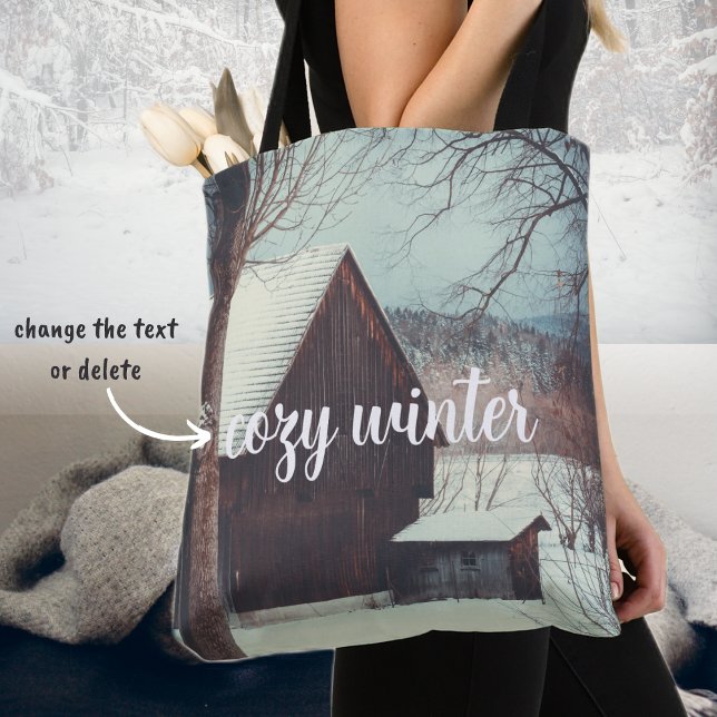 Tote Bag Paysage hivernal (Créateur téléchargé)