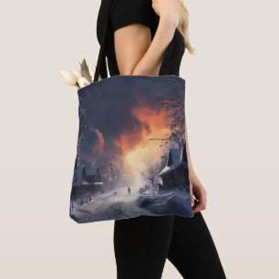 Tote Bag Paysage hivernal Imaginaire