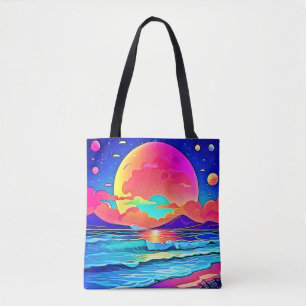 Tote Bag Paysage marin au coucher du soleil