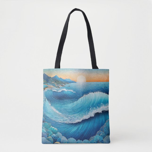 Tote Bag Paysage marin de Fantasia Waters (Devant)