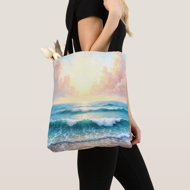 Tote Bag Paysage marin du matin (De près)
