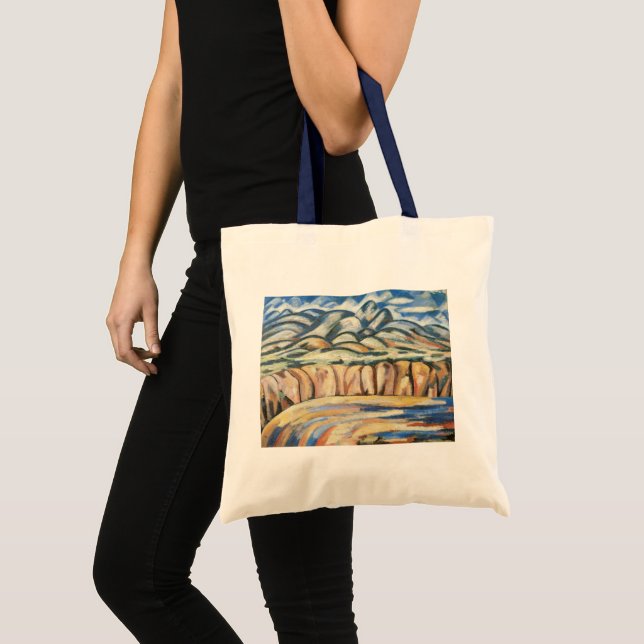 Tote Bag Paysage, Nouveau-Mexique par Marsden Hartley, Beau (Devant (produit))