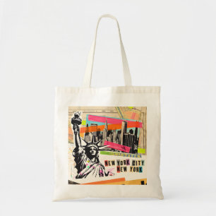 Tote Bag Paysage urbain de New York Magazine de voyage Coll