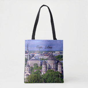 Tote Bag paysage urbain de Riga, Lettonie