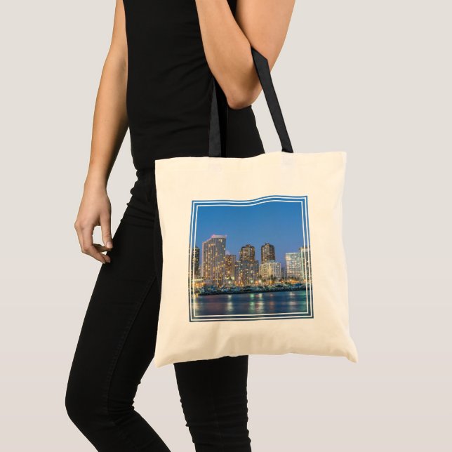 Tote Bag Paysage urbain de Waikiki (Devant (produit))