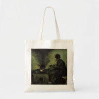 Paysanne au coin du feu par Vincent van Gogh