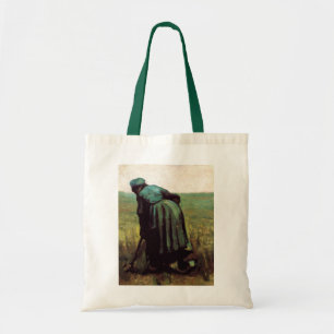 Tote Bag Paysanne en train de creuser par Vincent van Gogh