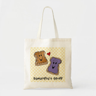 Tote Bag PB&J personnalisé badine Fourre-tout/sac
