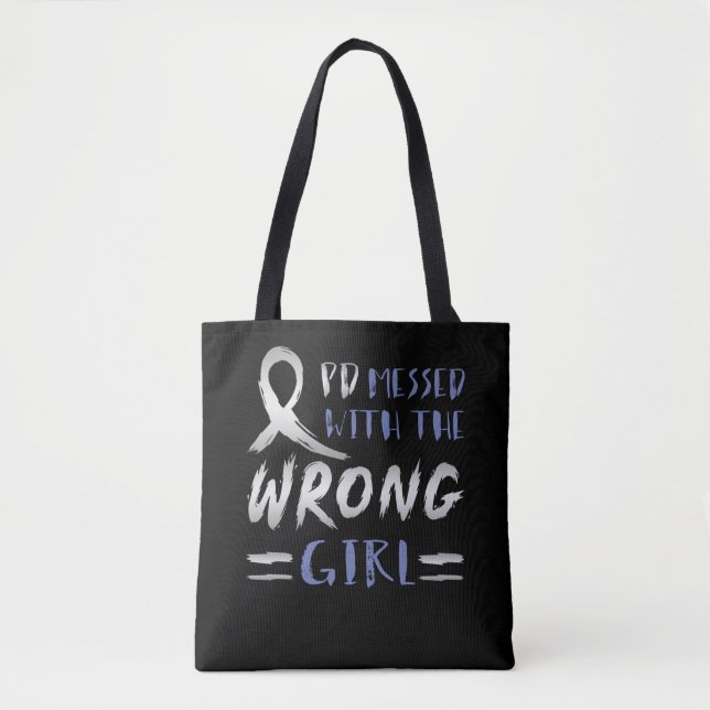 Tote Bag PD Messed avec les filles Parkinsons faux (Devant)