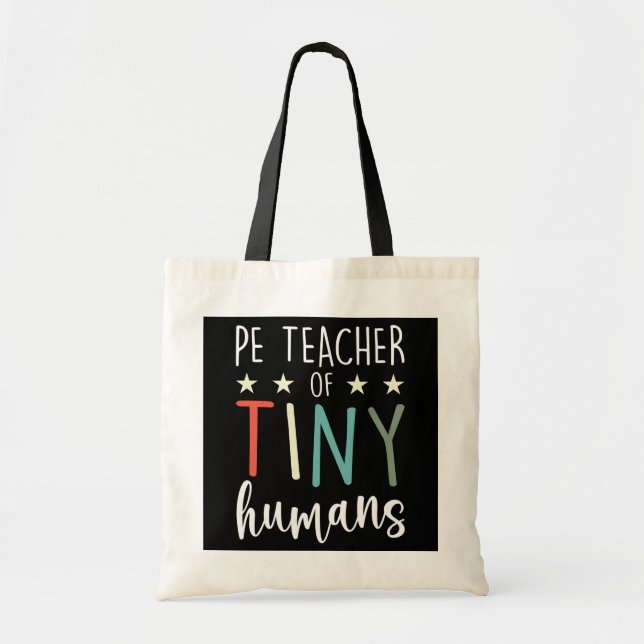 Tote Bag PE Enseignant De Minuscules Humains P E Enseignant (Devant)