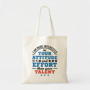 Tote Bag PE Enseignant Enseignement physique Attitude de l'
