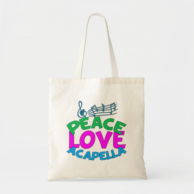 Tote Bag Peace Love (Devant)
