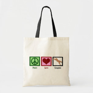 Tote Bag Peace Love Cougars