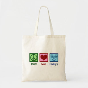 Tote Bag Peace Love Urology Office Cute Urologist