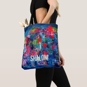 Tote Bag Peace Shalom Fourre-tout