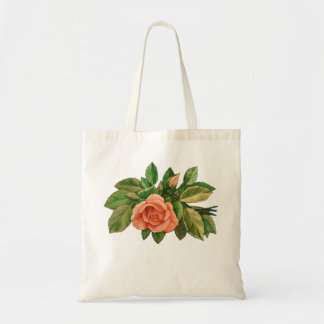 Tote Bag Peach Rose Tote
