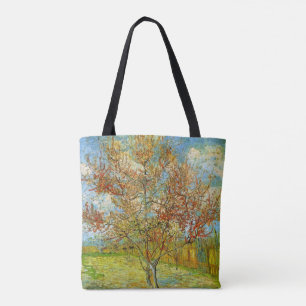 Tote Bag Peach Tree rose en fleurs par Vincent van Gogh