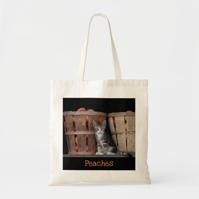 Tote Bag Peaches Kitten (Devant)