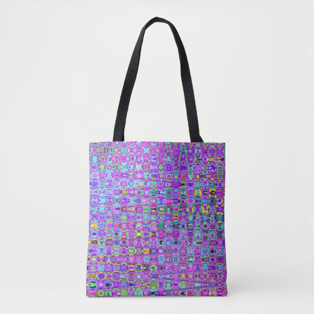 Tote Bag Peacock violet (Devant)