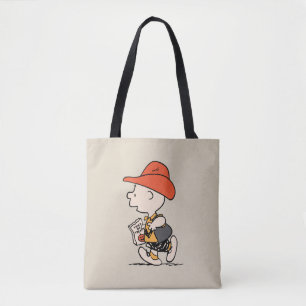 Tote Bag Peanuts Charlie Brown Cowboy Halloween