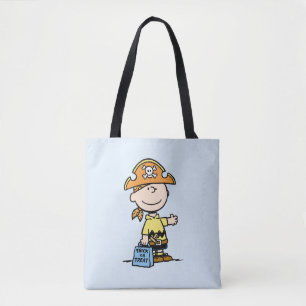Tote Bag Peanuts Charlie Brown Pirate Halloween