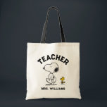 Tote Bag Peanuts Est. 1950 | Snoopy & Woodstock Teacher<br><div class="desc">If you are a Teacher you will use with pride. If you have a special Teacher in your life this could be that awesome gift.</div>