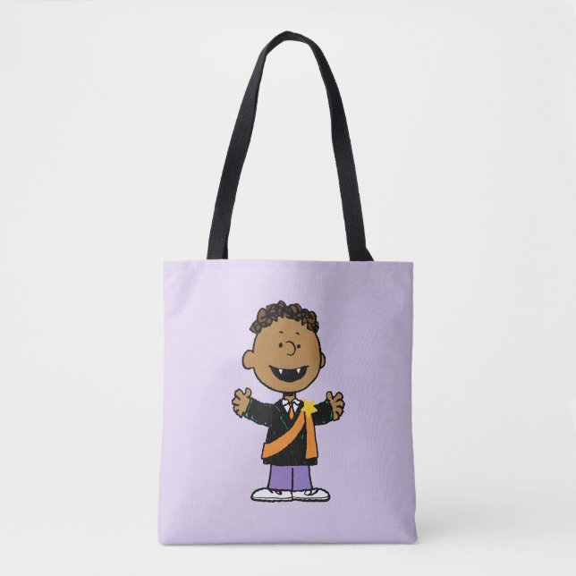 Tote Bag Peanuts | Franklin Halloween Vampire (Devant)