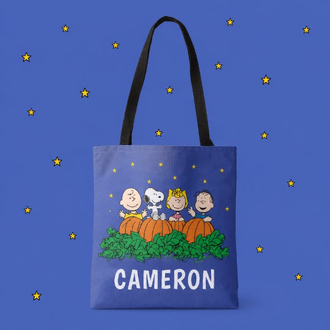 Tote Bag Peanuts | Le Grand Champ de Citrouilles (Créateur téléchargé)