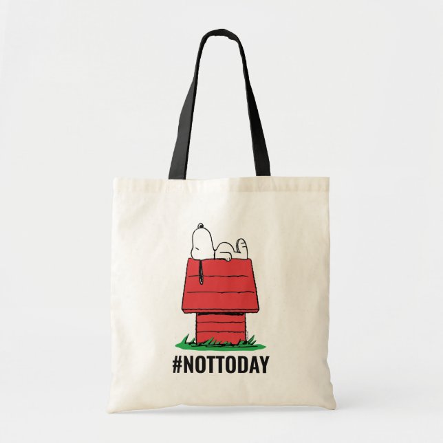 Tote Bag Peanuts | Snoopy faisant la sieste (Devant)