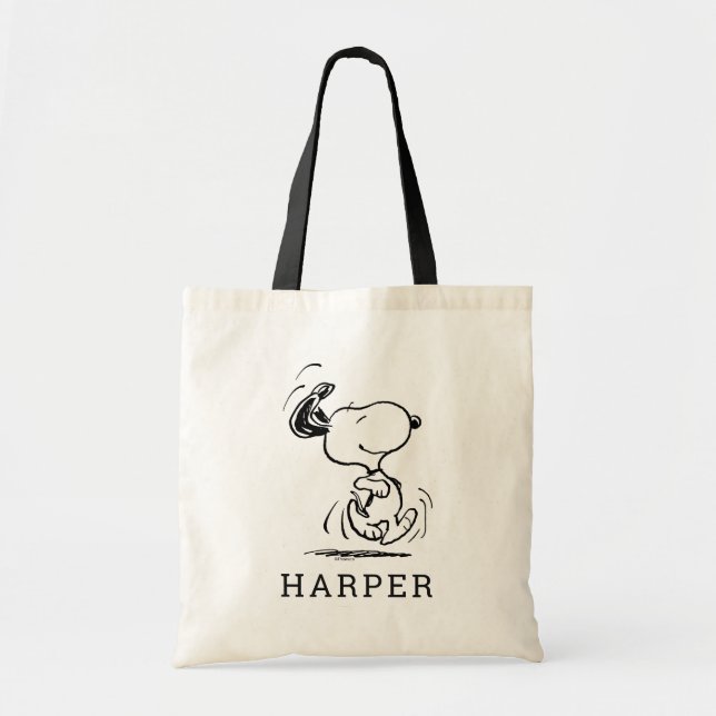 Tote Bag Peanuts | Snoopy Happy Dance (Devant)