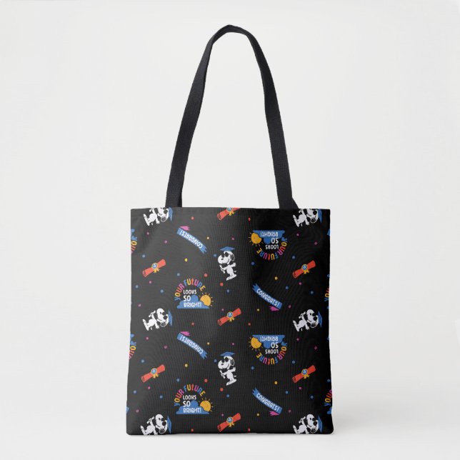 Tote Bag Peanuts Snoopy Votre Avenir Est Lumineux Remise De (Devant)