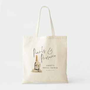 Tote Bag Pearls Nom du procureur Merci d'être Bridesmaid
