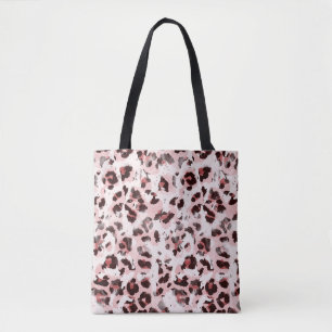 Tote Bag Peau Animal Léopard : Élégance Teinture Tie.