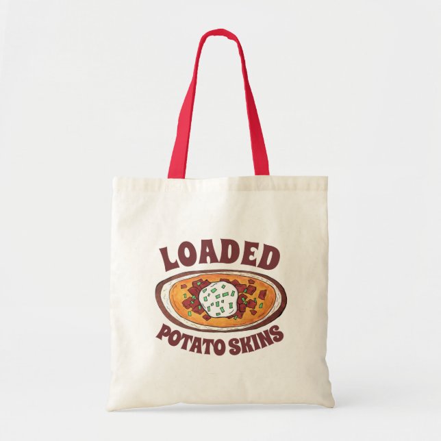 Tote Bag Peau de pomme de terre chargée Snack Alimentation  (Devant)