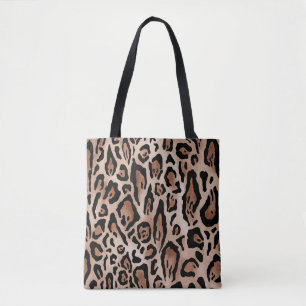Tote Bag Peau léopard : motif sans soudure.